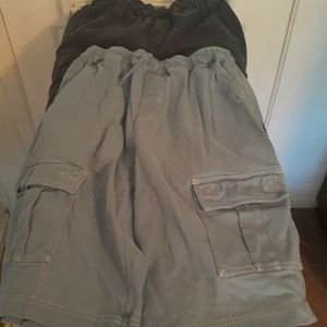 2 Hanna Andersson elastic waist shorts 160 boys 16